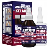 COLA INSTANTÂNEA ALMASUPER KIT MDF